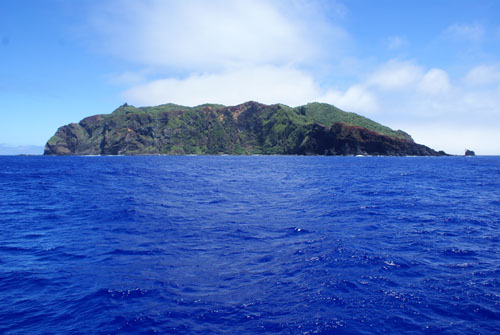 Pitcairn is the only inhabited island in the chain, with a population of just over 50 people.: The majority are descendants of the mutineers of the British Royal Navy’s HMS Bounty, who settled Pitcairn with Tahitian companions in 1790. Photograph by Andrew Christian